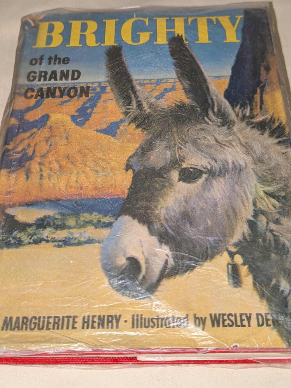 Brighty of the Grand Canyon Hardcover- Marguerite Henry, Signed, 1st Edition